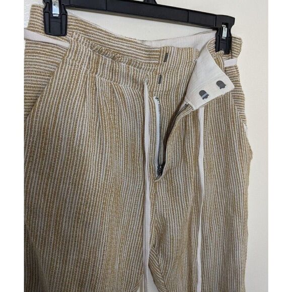 Free People Light At Sunrise Cropped High Rise Relaxed Fit Pants Size 0 - Picture 7 of 12